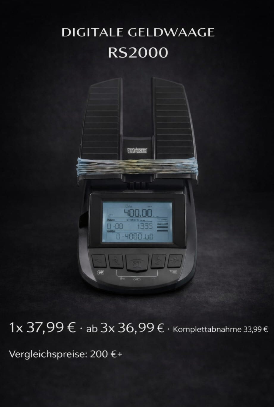 Digitale Geldwaage