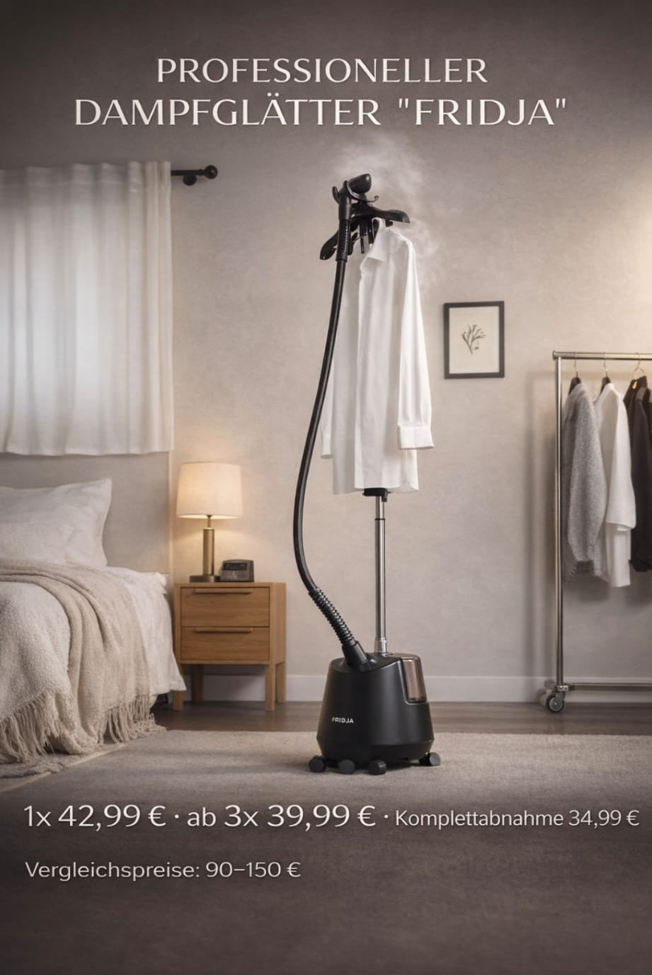 Professioneller Dampfglätter "Fridja"