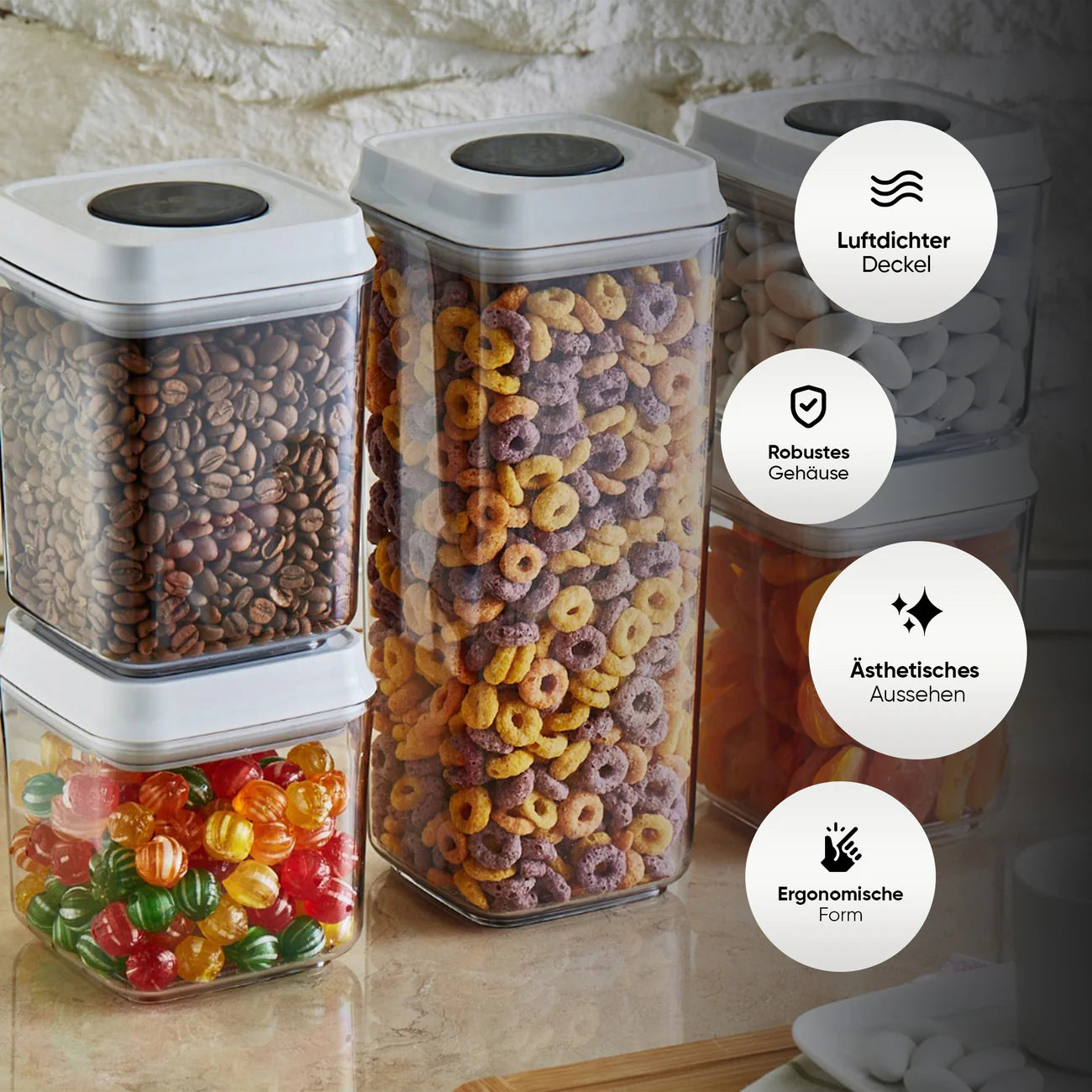 Luftdichte Vorratsdosen