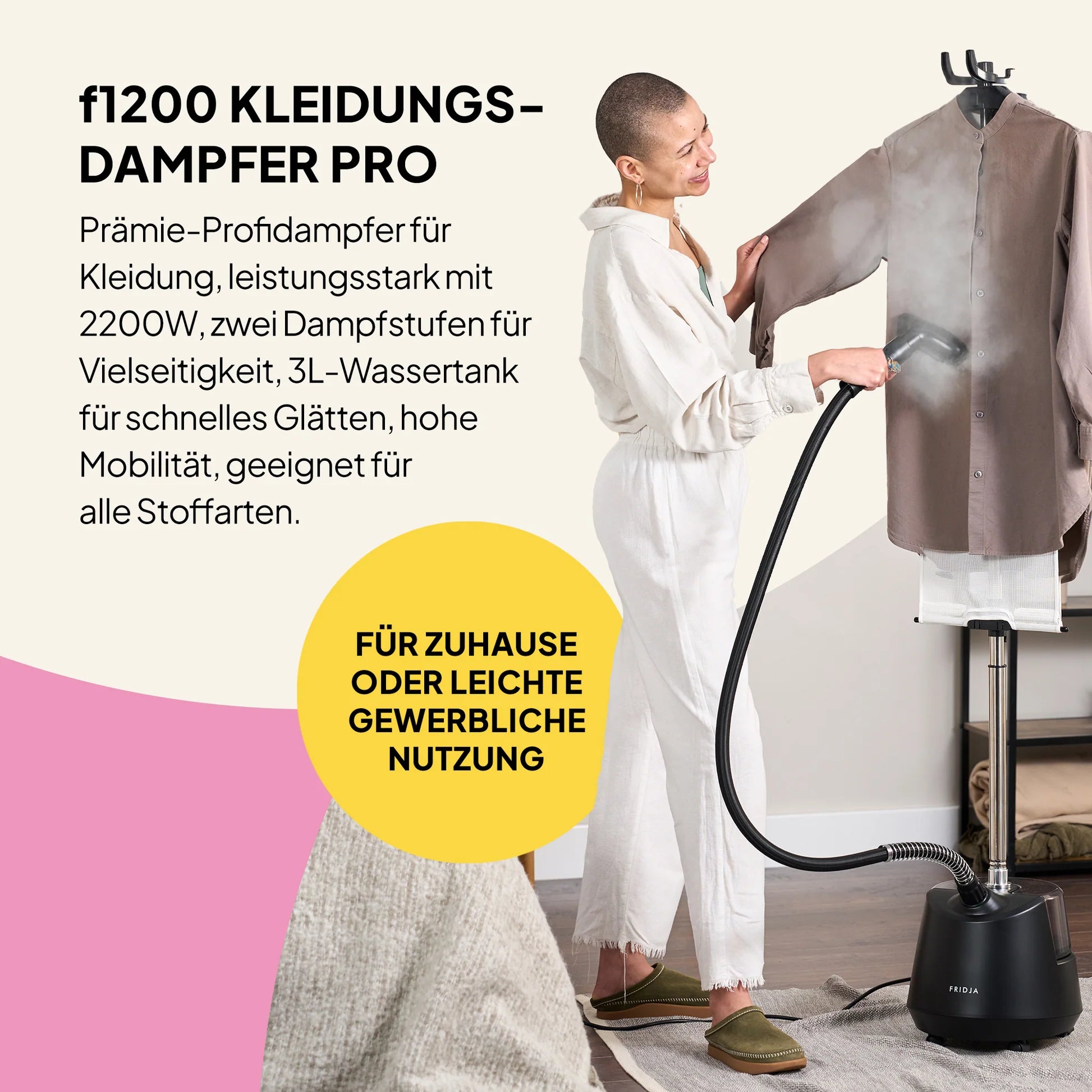 Professioneller Dampfglätter "Fridja"